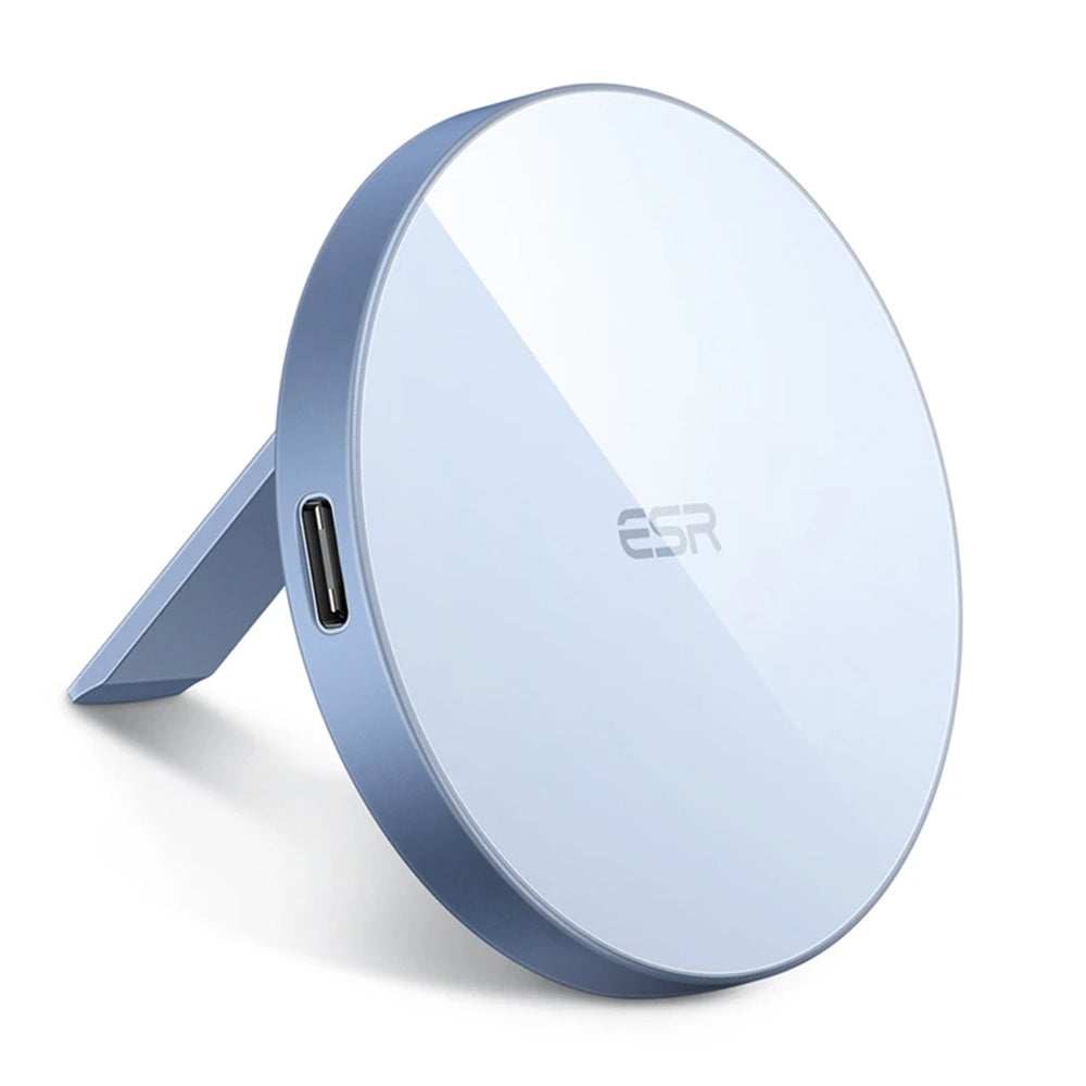 Ładowarka Sieciowa Bezprzewodowa ESR HaloLock, 15W, 1.67A, Niebieska