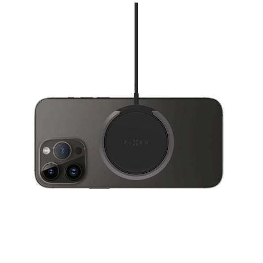 Ładowarka Sieciowa Bezprzewodowa Fixed Ring, 15W, 1.67A, Czarna