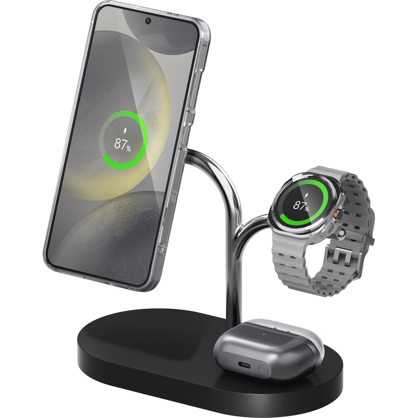 Ładowarka Sieciowa Bezprzewodowa Samsung, 15W, 1.67A, Czarny GP-PWU024WIABW