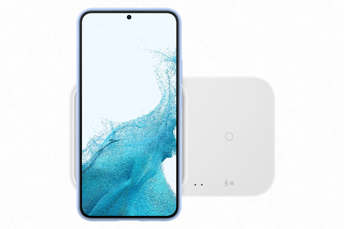 Ładowarka sieciowa bezprzewodowa Samsung Duo, 15W, 1,67A, Biała, Odnowiona EP-P5400TWEGEU
