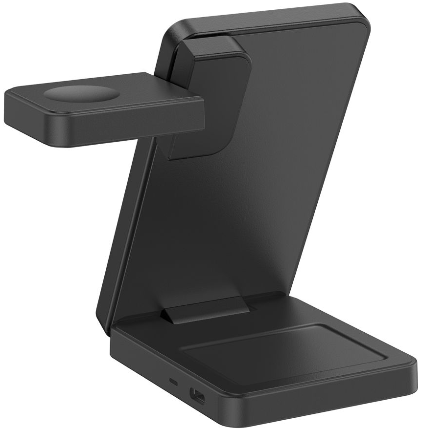 Ładowarka sieciowa bezprzewodowa Tech-Protect A56 3w1, 25W, czarna