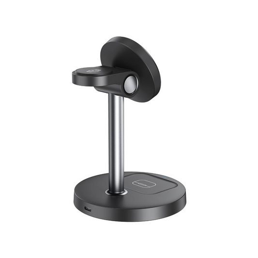 Ładowarka sieciowa bezprzewodowa XO Design CX038 3w1, 15W, 1.67A, Czarna