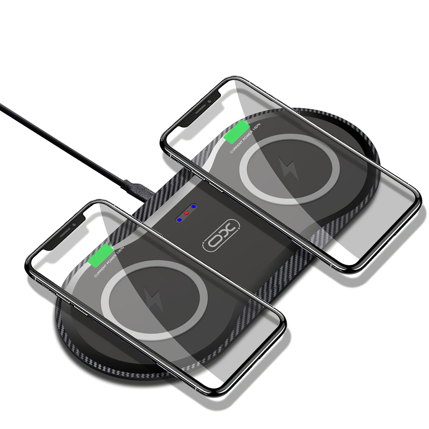 Bezprzewodowa ładowarka sieciowa XO Design WX026, 20 W, 1,1 A, czarna