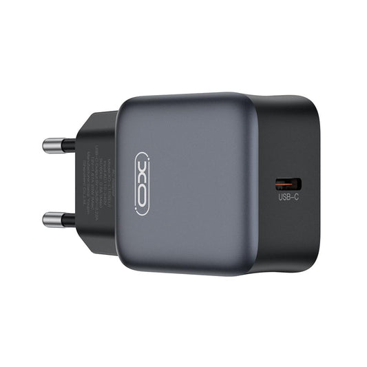 Ładowarka sieciowa XO Design L155, 30W, 3A, 1 x USB-C, Czarny