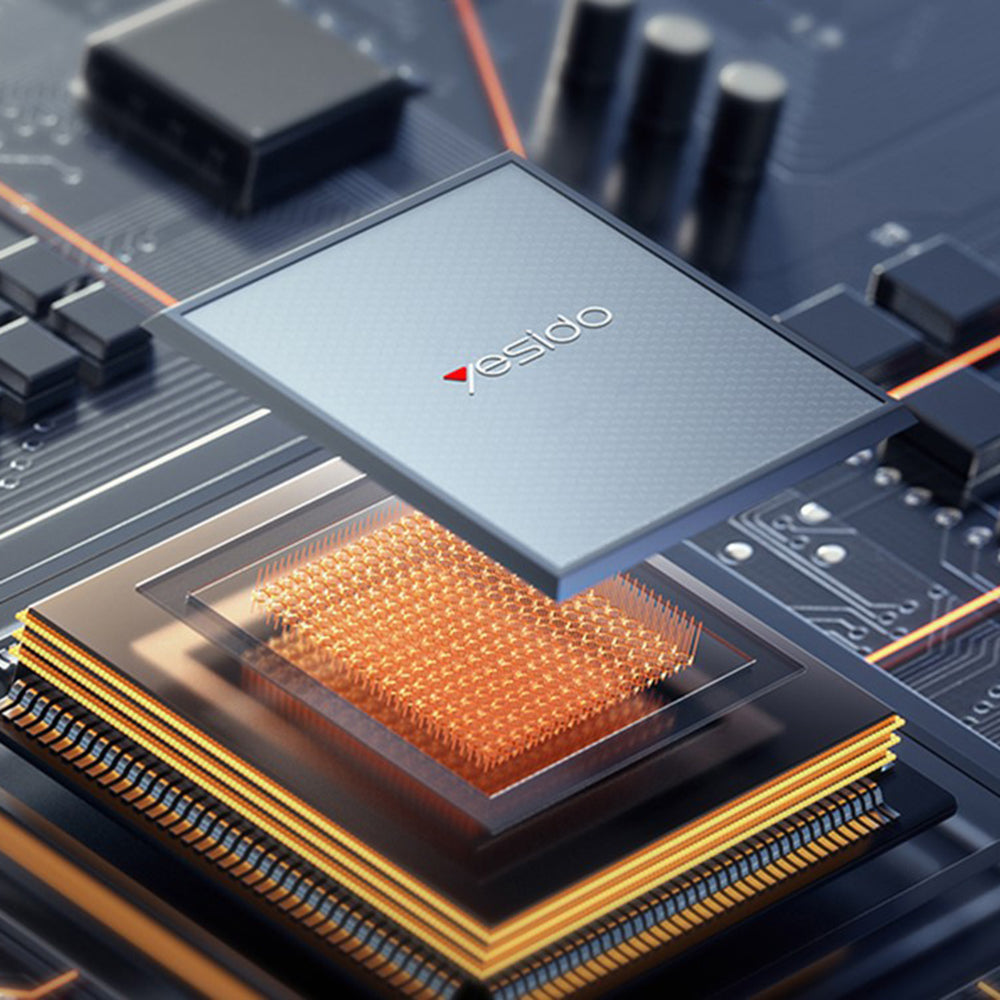 Ładowarka sieciowa Yesido YC142, 100W, 5A, 1 x USB-A - 2 x USB-C, Czarny