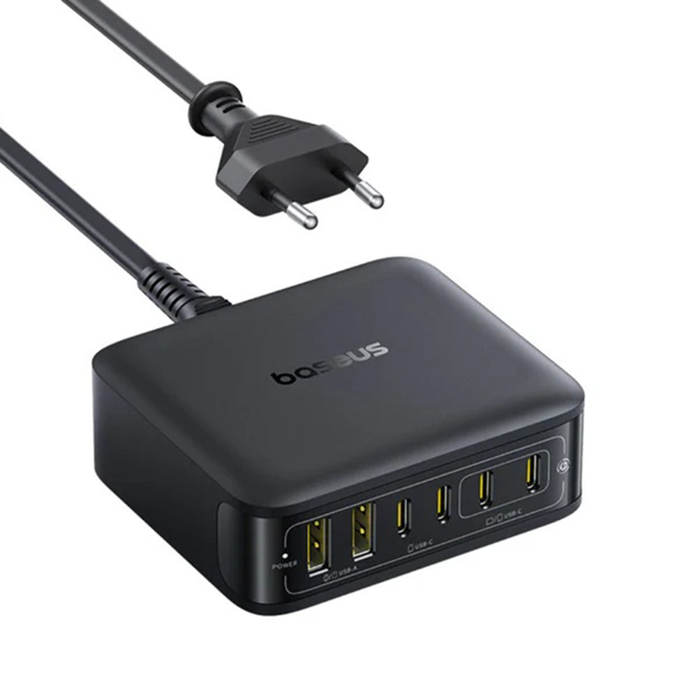 Ładowarka stacja Baseus EnerFill FH21, 120W, 3.25A, 2 x USB-A - 4 x USB-C, Czarny E0120T00