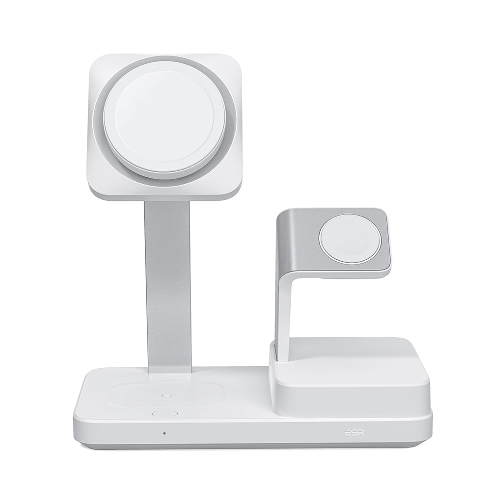 Ładowarka Stacja ESR CryoBoost QI 6w1, 100W, 2 x USB-A - 1 x USB-C, Biała