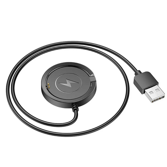 Kabel do ładowania Smartwatch HOCO Y22, USB-A, Czarny