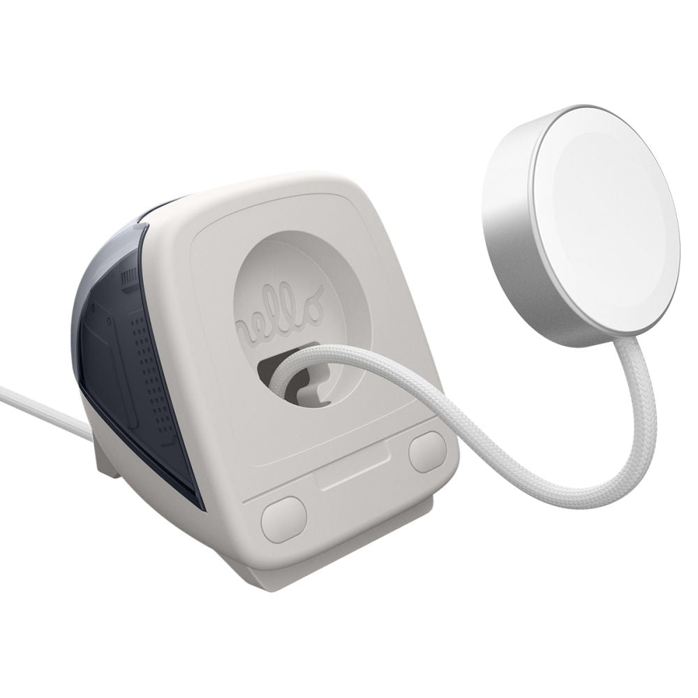 Stojak Spigen C1 Classic do bezprzewodowej ładowarki Apple Watch Series, Szary AMP09340