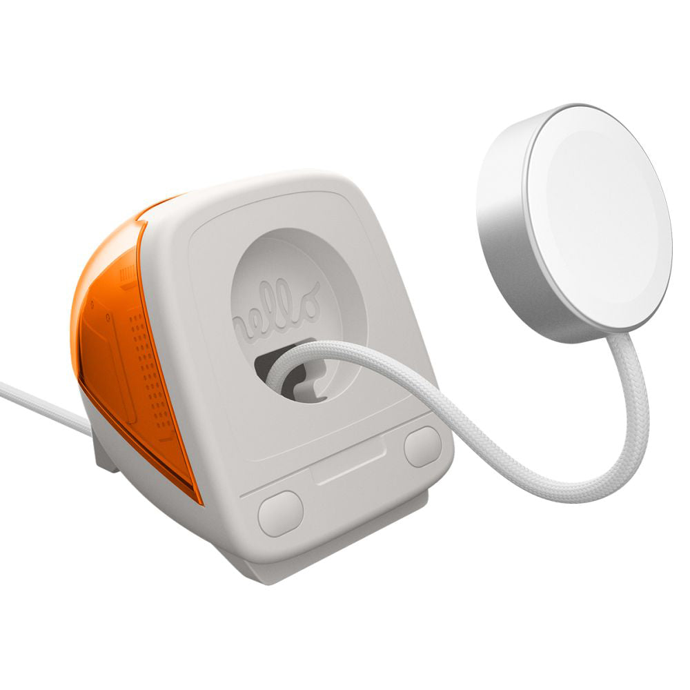 Podstawka Spigen C1 Classic do Bezprzewodowej Ładowarki Apple Watch Series, Pomarańczowa