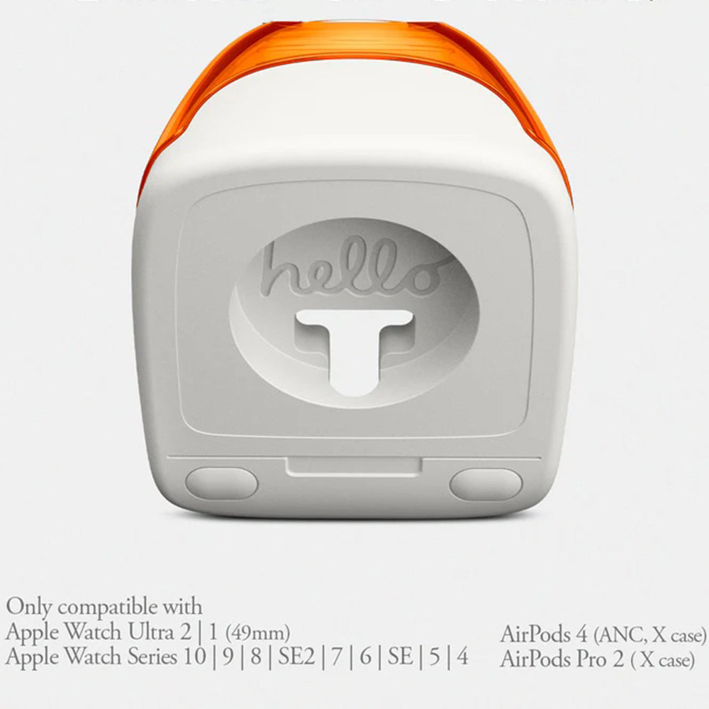 Podstawka Spigen C1 Classic do Bezprzewodowej Ładowarki Apple Watch Series, Pomarańczowa