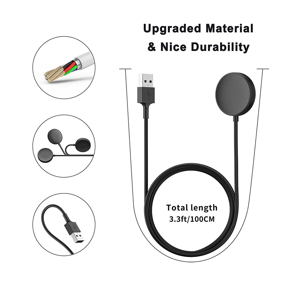 Ładowarka bezprzewodowa Techsuit TSC11 do Samsung Galaxy Watch Series, USB-A, Czarna