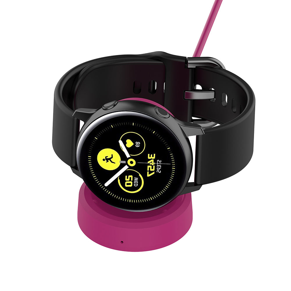 Ładowarka bezprzewodowa Techsuit TSC3 do Samsung Galaxy Watch Series, USB-A, Czarna