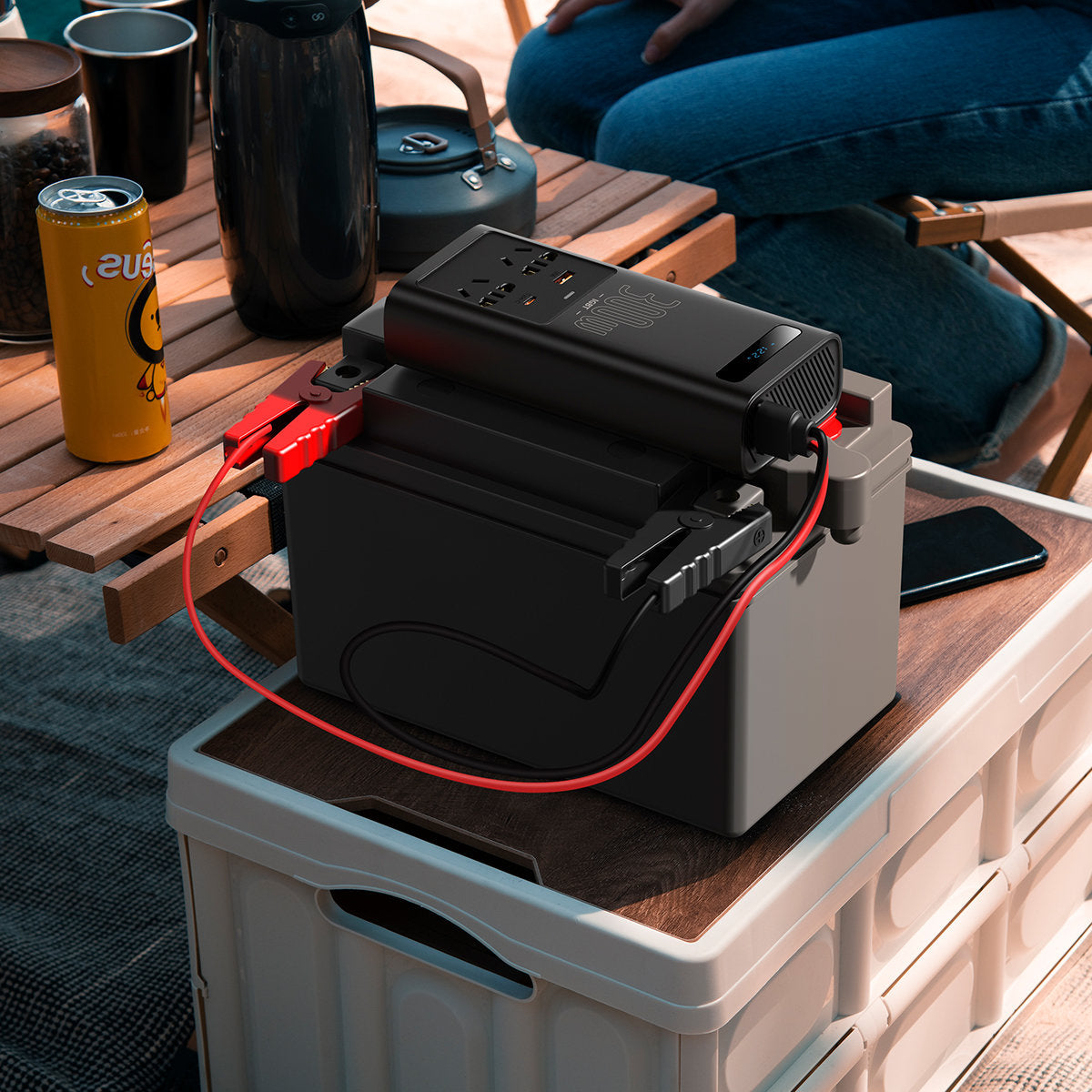 Inwerter samochodowy Baseus, 300W CGNB010101