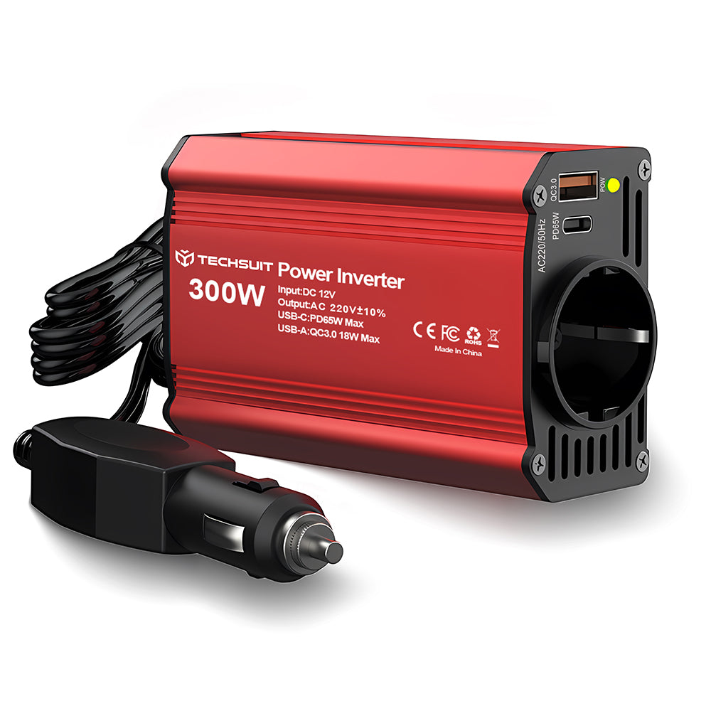 Przetwornica Elektryczna Samochodowa Techsuit FlexiCarVolt, 300W