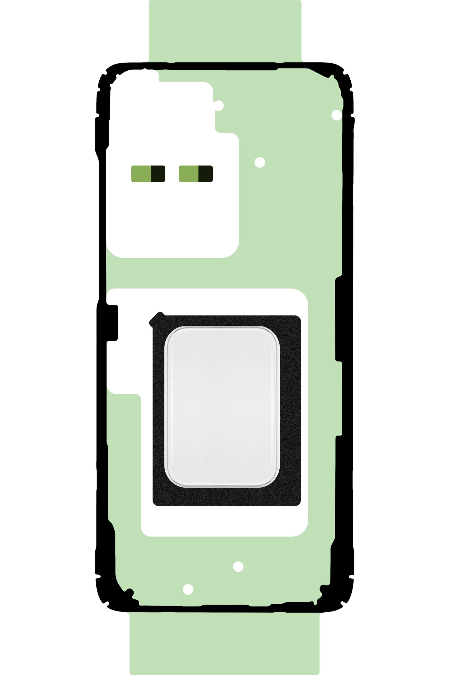 Zestaw klejów do obudowy baterii Samsung Galaxy S20 Ultra G988, Service Pack GH82-22280A