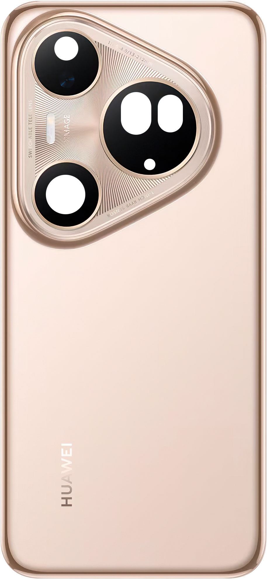 Zestaw tylnej pokrywy baterii Huawei Pura 80 Ultra Prestige Gold Service Pack i dedykowane narzędzia serwisowe