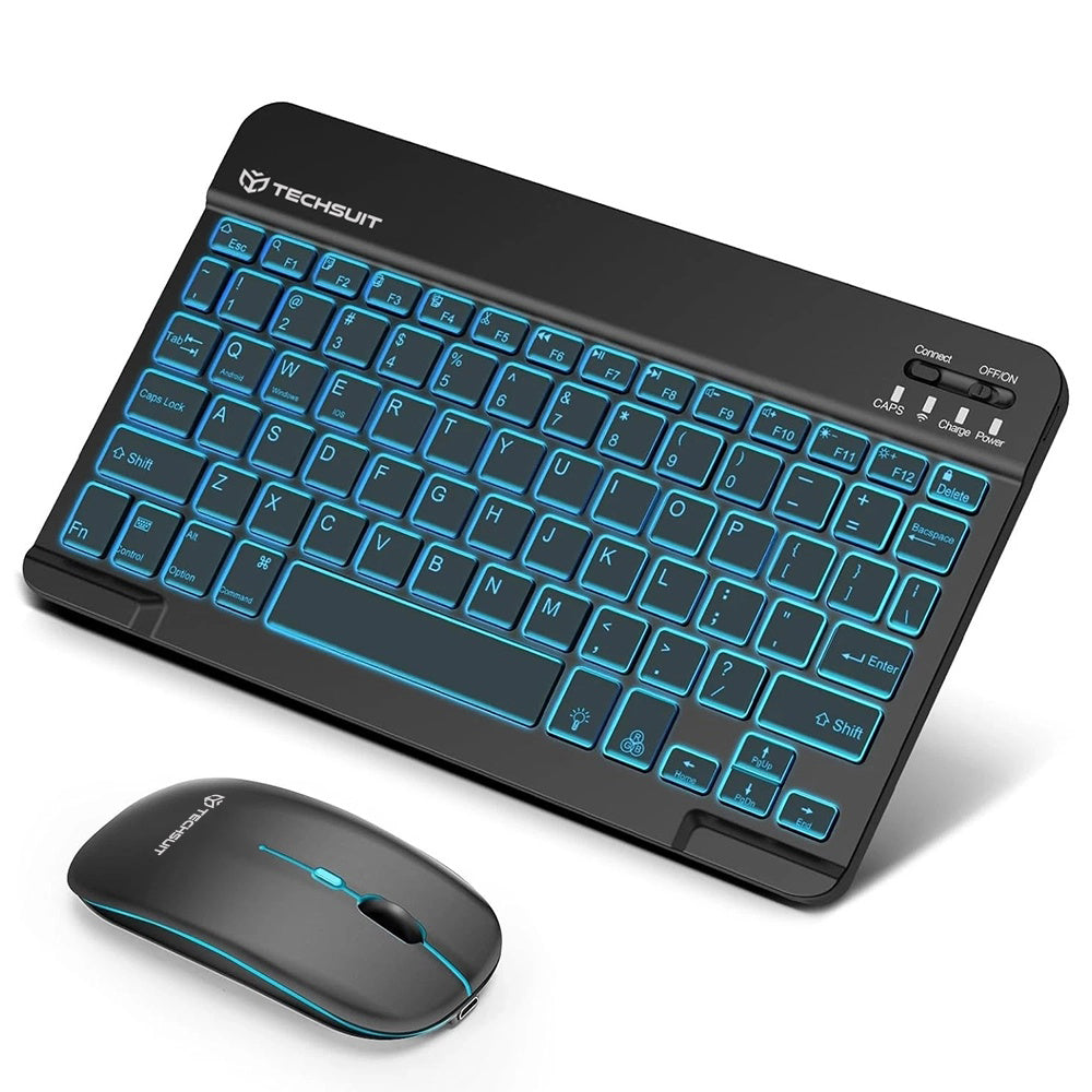 Zestaw Klawiatura Mysz Bezprzewodowa Techsuit AirCombo WKM1, BT / Wi-Fi, Czarny