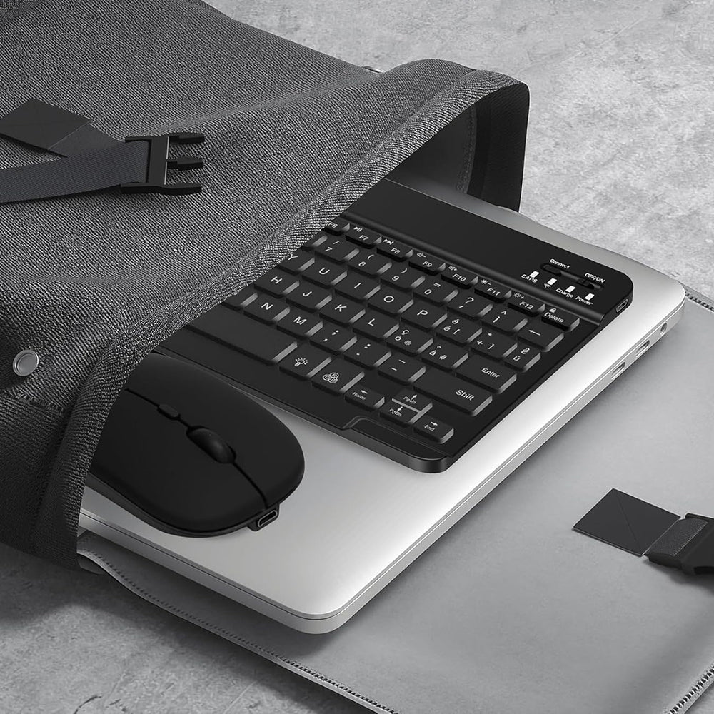 Zestaw Klawiatura Mysz Bezprzewodowa Techsuit AirCombo WKM1, BT / Wi-Fi, Czarny