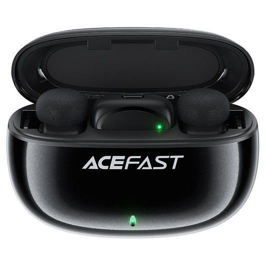 Lavalier Acefast R2, USB-C, Zestaw 2 sztuki, Czarny