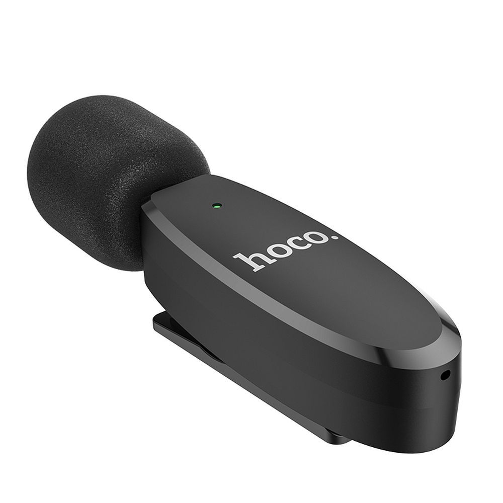 Mikrofon krawatowy HOCO L15, USB-C, Czarny