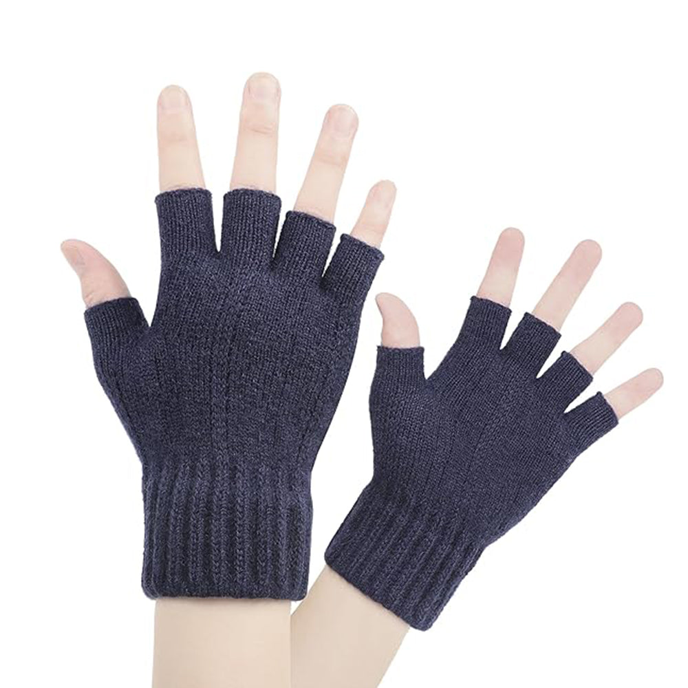 Rękawiczki zimowe dotykowe damskie Techsuit ST0014, rozmiar 17 cm, granatowe