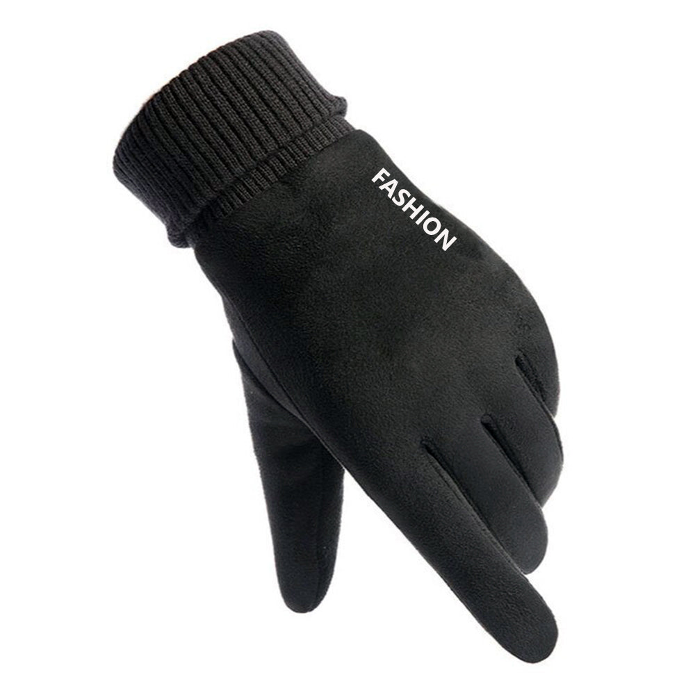 Rękawiczki zimowe dotykowe unisex Techsuit ST0010, uniwersalny rozmiar, czarne