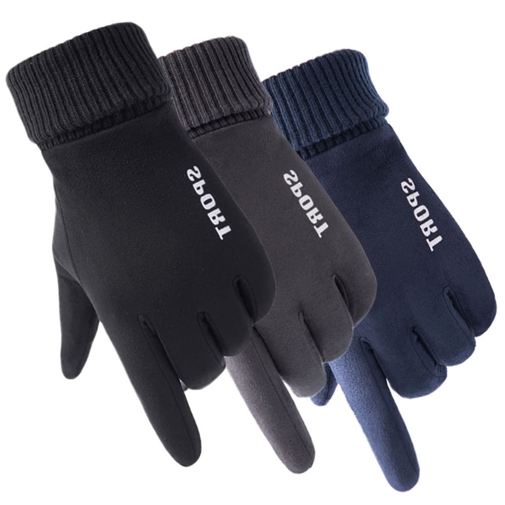 Rękawiczki zimowe dotykowe unisex Techsuit ST0010, uniwersalny rozmiar, czarne