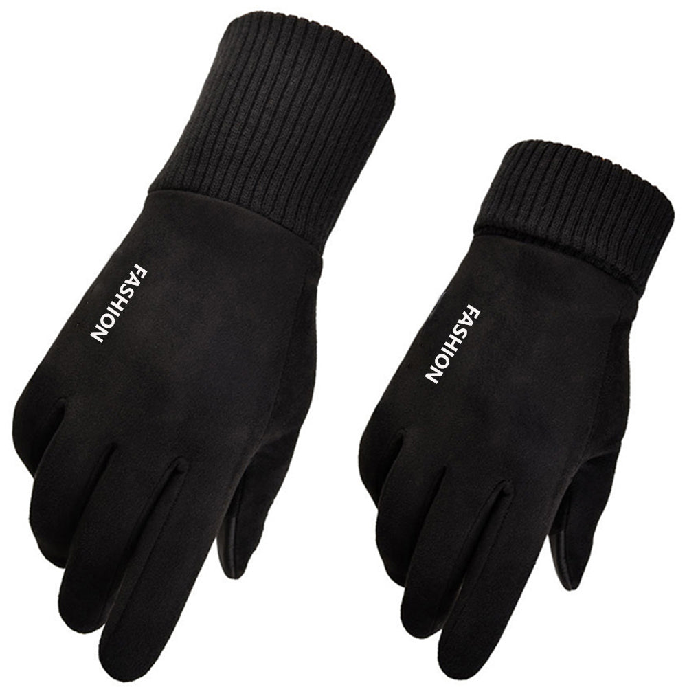 Rękawiczki zimowe dotykowe unisex Techsuit ST0010, uniwersalny rozmiar, czarne