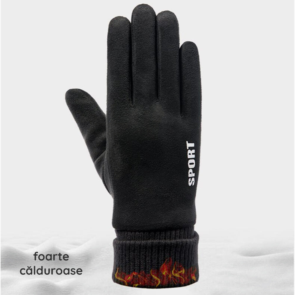 Rękawiczki zimowe dotykowe unisex Techsuit ST0010, uniwersalny rozmiar, czarne