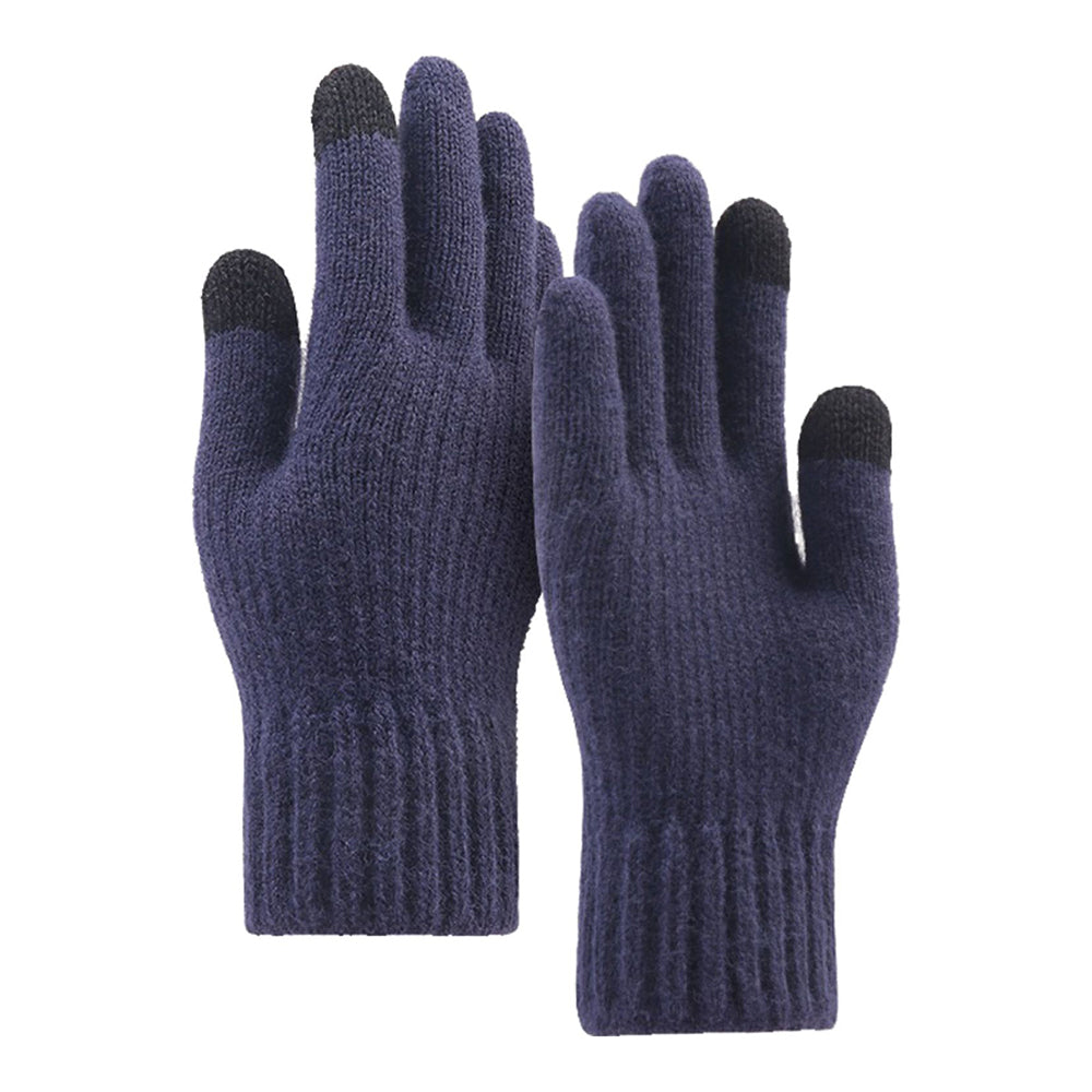 Rękawiczki zimowe dotykowe unisex Techsuit ST0012, rozmiar 22 cm, granatowe