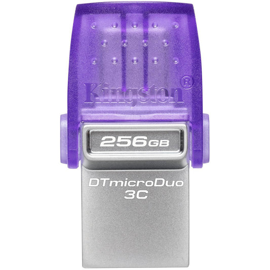 Pamięć zewnętrzna USB-A - USB-C Kingston microDuo 3C, 256Gb DTDUO3CG3/256GB