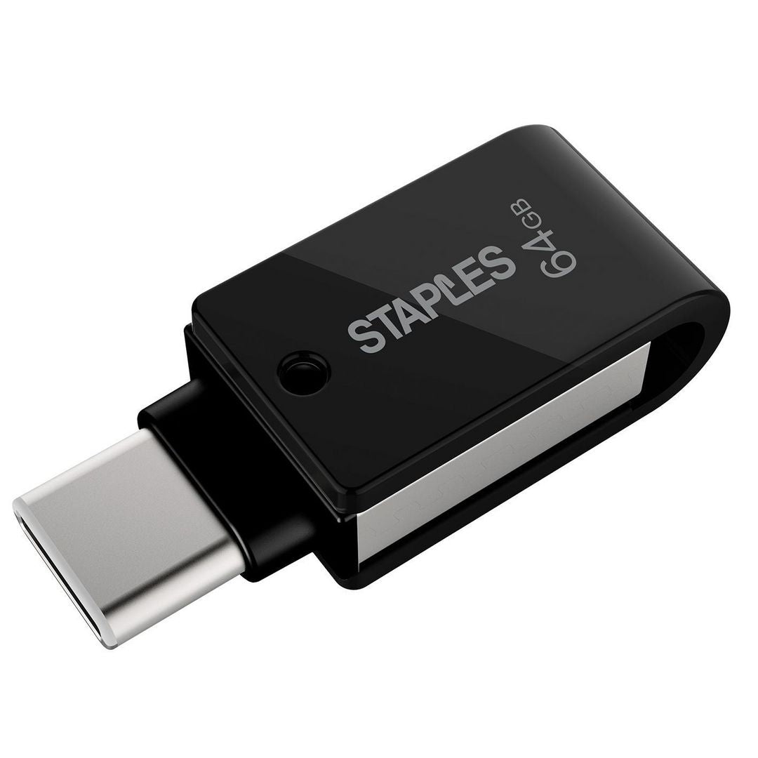 Zewnętrzna pamięć USB-A 3.1 / USB-C Staples K23, 64Gb EKMMD64GK233CST