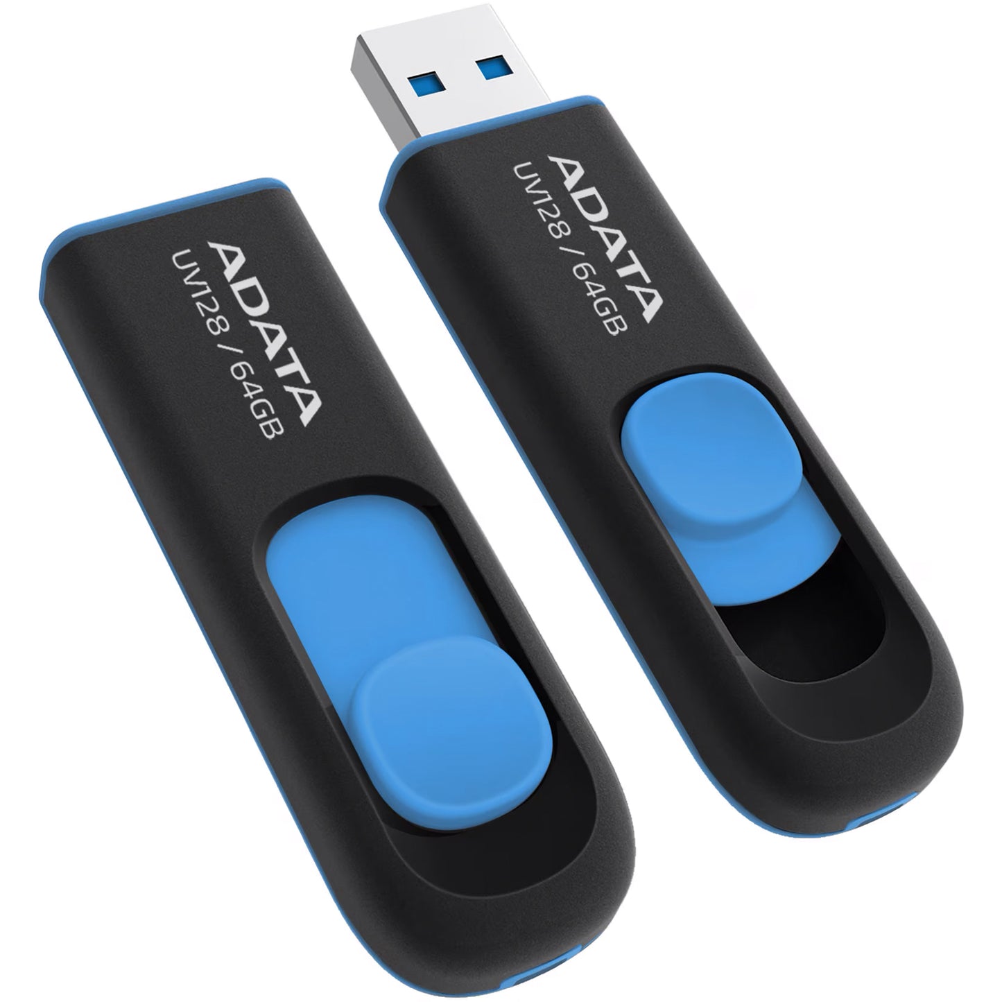 Zewnętrzna pamięć USB-A 3.2 Adata UV128, 64Gb AUV128-64G-RBE
