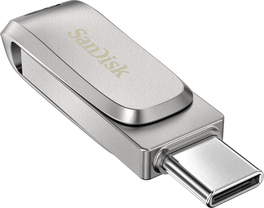 Pamięć zewnętrzna USB-A 3.2 / USB-C SanDisk Ultra Luxe Dual Drive, 128Gb SDDDC4-128G-G46