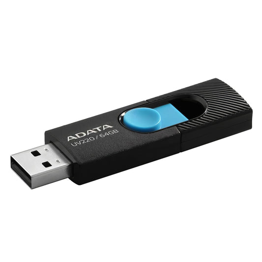 Zewnętrzna pamięć USB-A Adata UV220, 64Gb AUV220-64G-RBKBL