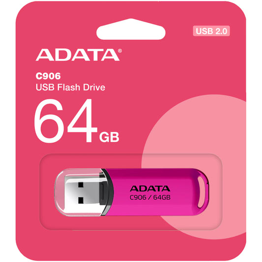 Pamięć zewnętrzna USB-A Adata C906, 64 Gb AC906-64G-RPP
