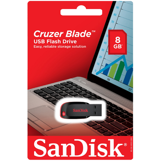 Pamięć zewnętrzna SanDisk Cruzer Blade USB-A, 8 Gb SDCZ50-008G-B35