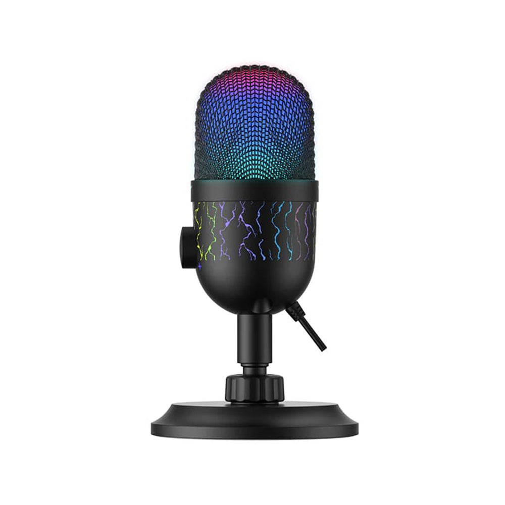 Mikrofon Gamingowy HAVIT GK52, RGB, USB-A, 1.8m, Czarny