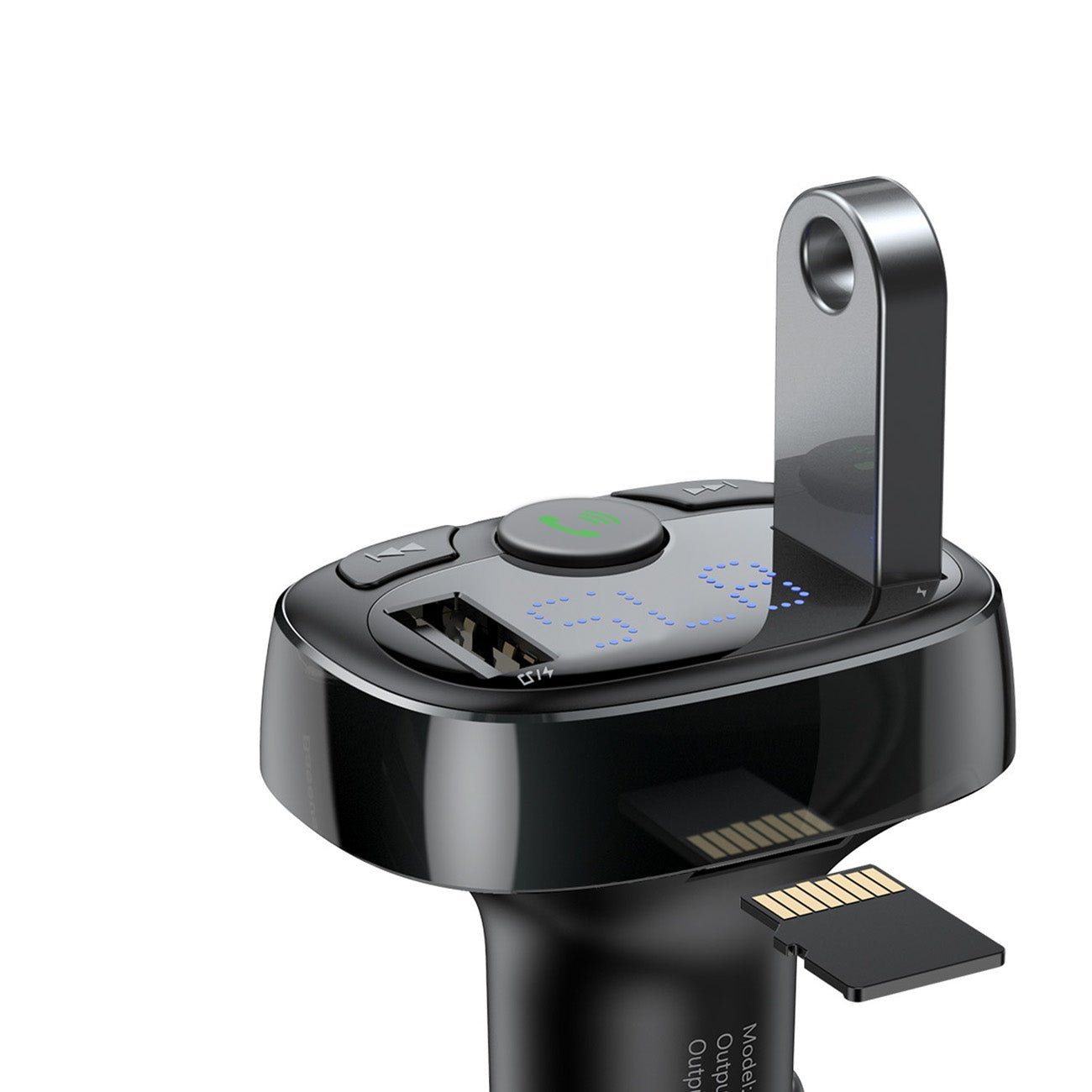 Modulator FM Bluetooth Baseus S-09A, 2 x USB-A - 1 x microSD CCMT000001