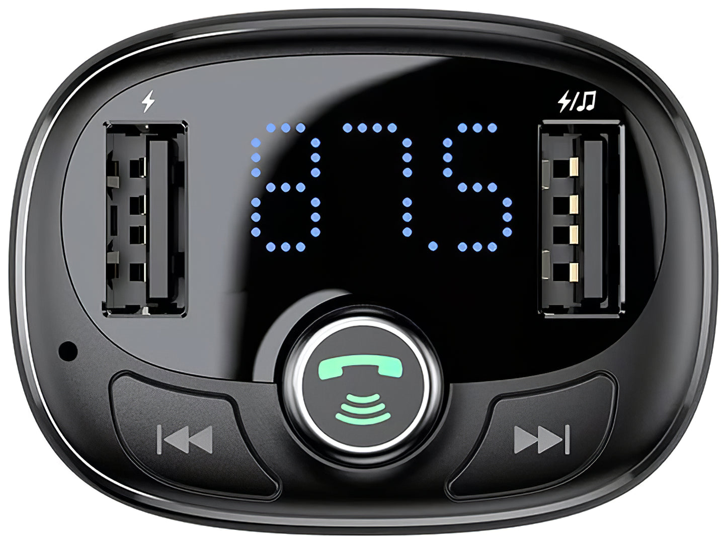 Modulator FM Bluetooth Baseus S-09, 2 x USB-A - 1 x microSD CCMT000301