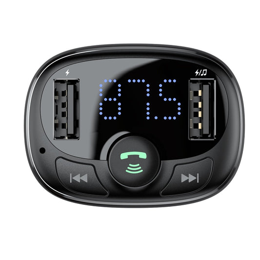 Modulator Bluetooth FM Baseus S-09A, 2 x USB-A - 1 x microSD