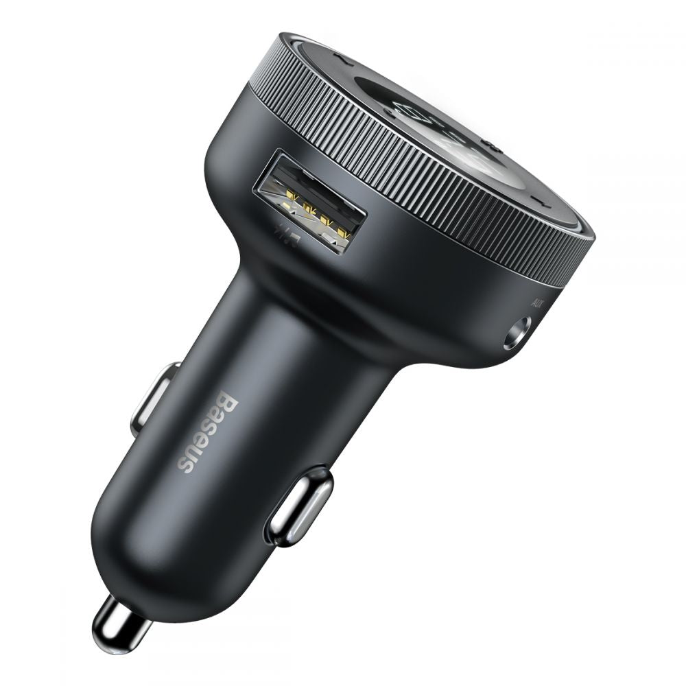 Modulator FM Bluetooth Baseus Enjoy, 2 x USB-A - 1 x microSD - 1 x AUX CCLH-01