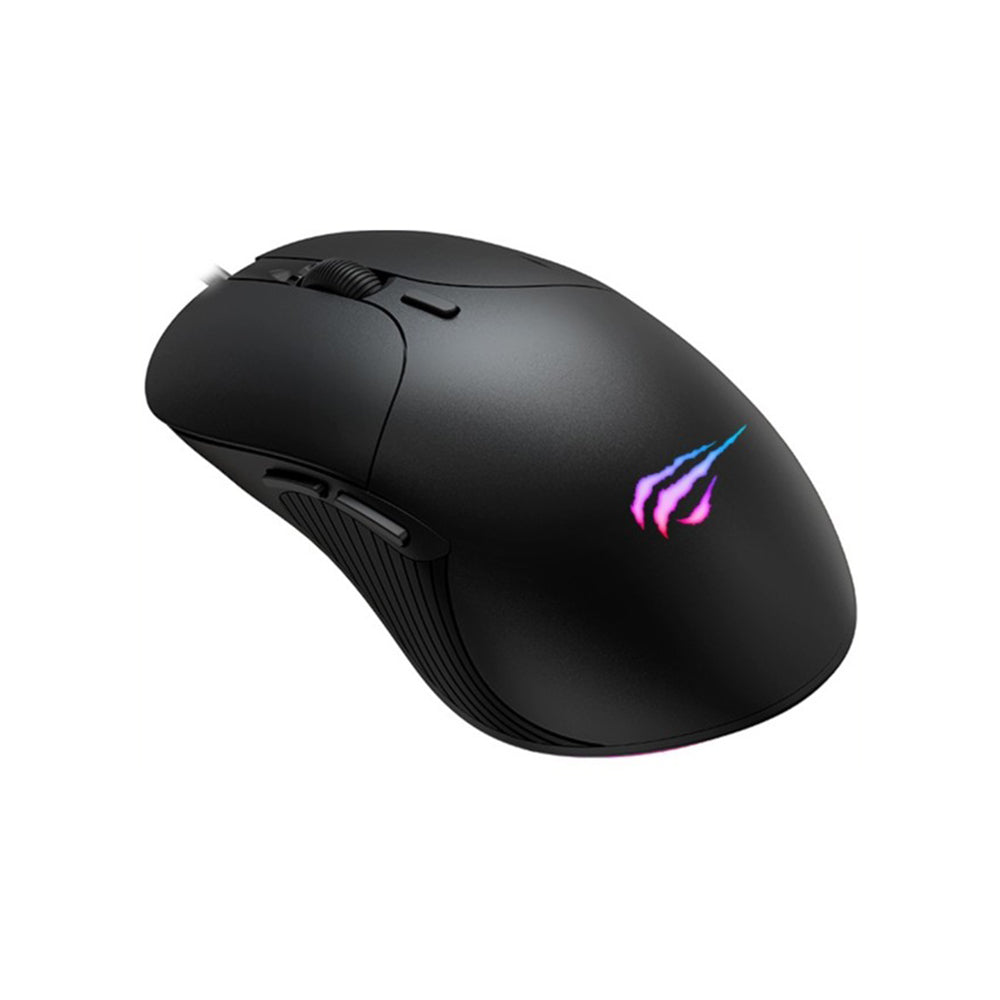 Mysz Gamingowa Przewodowa USB HAVIT MS1020WB, RGB, 2400DPI, Czarna
