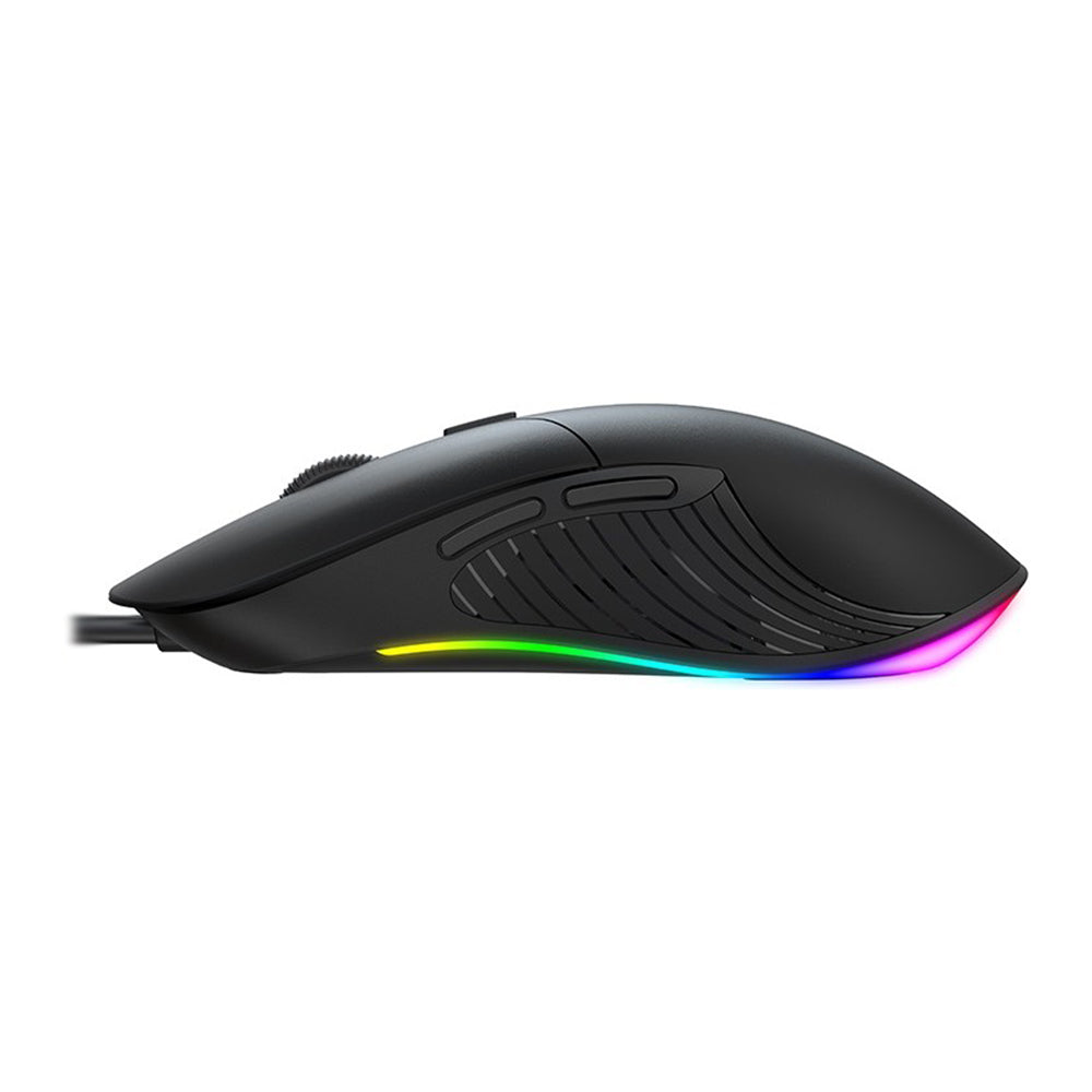 Mysz Gamingowa Przewodowa USB HAVIT MS1020WB, RGB, 2400DPI, Czarna