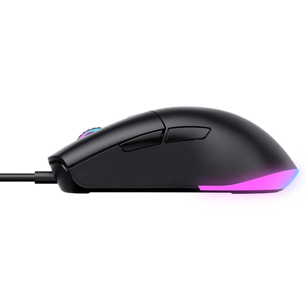 Mysz Gamingowa Przewodowa USB HAVIT MS1038, RGB, 1200DPI - 7200DPI, 1.6m, Czarna