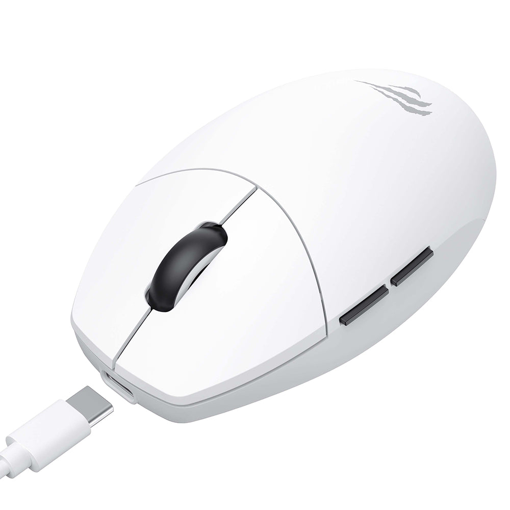 Mysz Gamingowa Bezprzewodowa HAVIT MS1039W, 800DPI - 7400DPI, Wi-Fi / Przewodowa, Biała