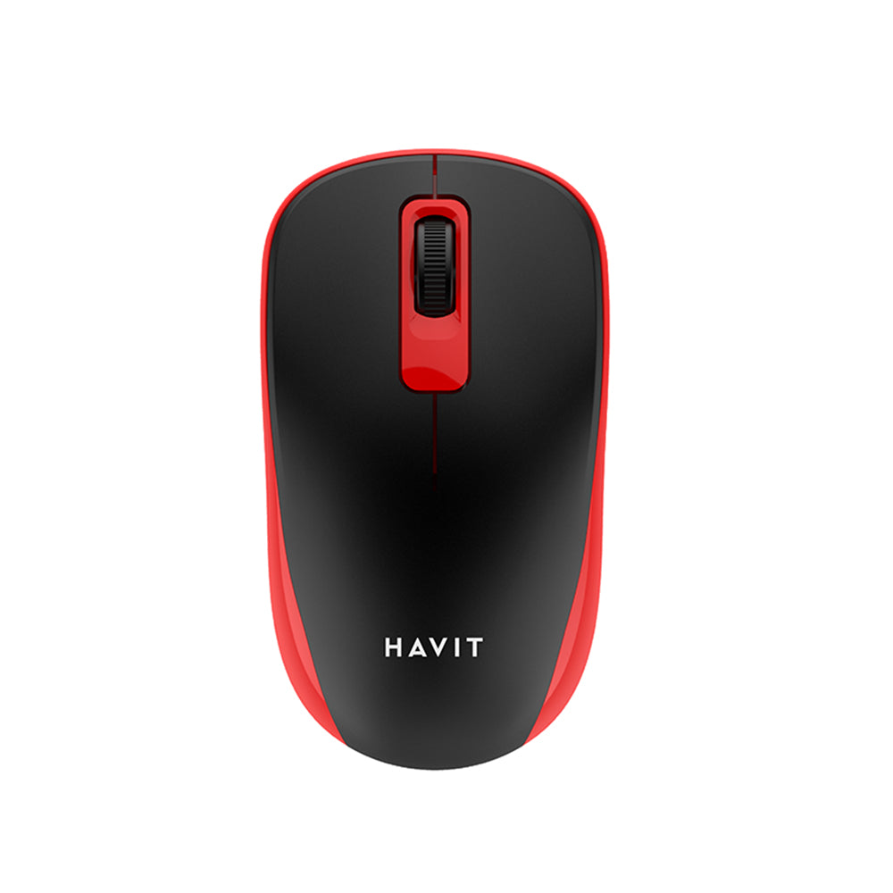 Mysz Bezprzewodowa HAVIT MS626GT, 1200DPI, Czarno-Czerwona