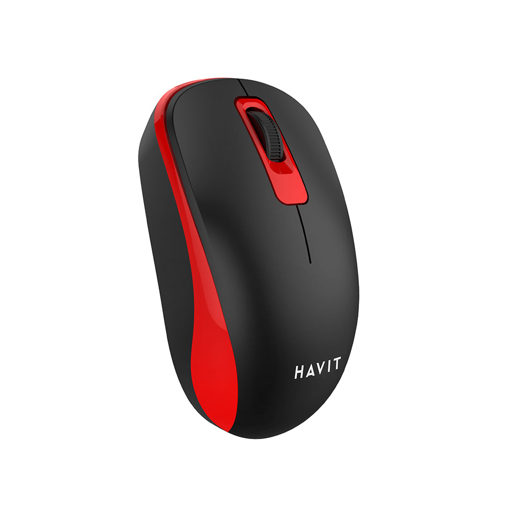 Mysz Bezprzewodowa HAVIT MS626GT, 1200DPI, Czarno-Czerwona