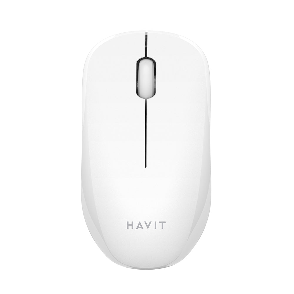 Mysz bezprzewodowa HAVIT MS66GT, 1200DPI, Biało-Niebieska